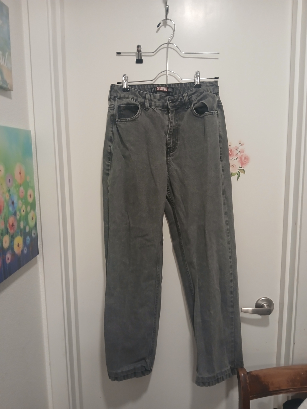 size 29 Vintage-Inspired Grey Women’s Jeans